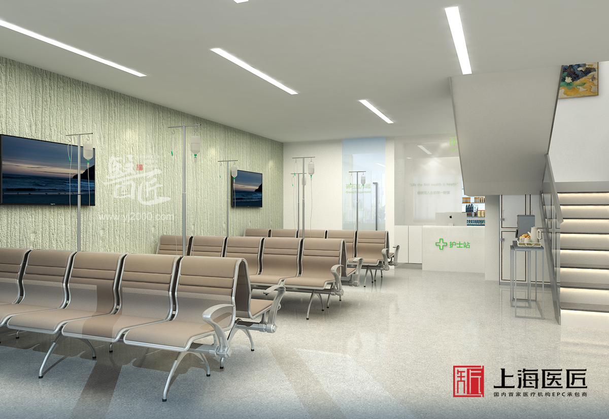 大連三里橋門診部候診大廳設(shè)計(jì)